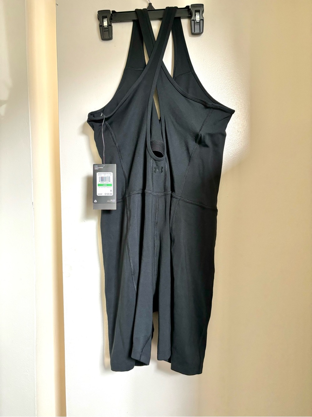 Under Armour Black Cross-Back Midi Dress